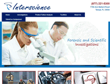 Tablet Screenshot of interscienceonline.com